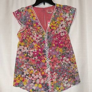 kate spade floral top NWT